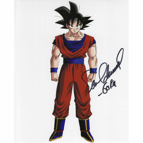 Goku Signed outlet by Sean Schemmel